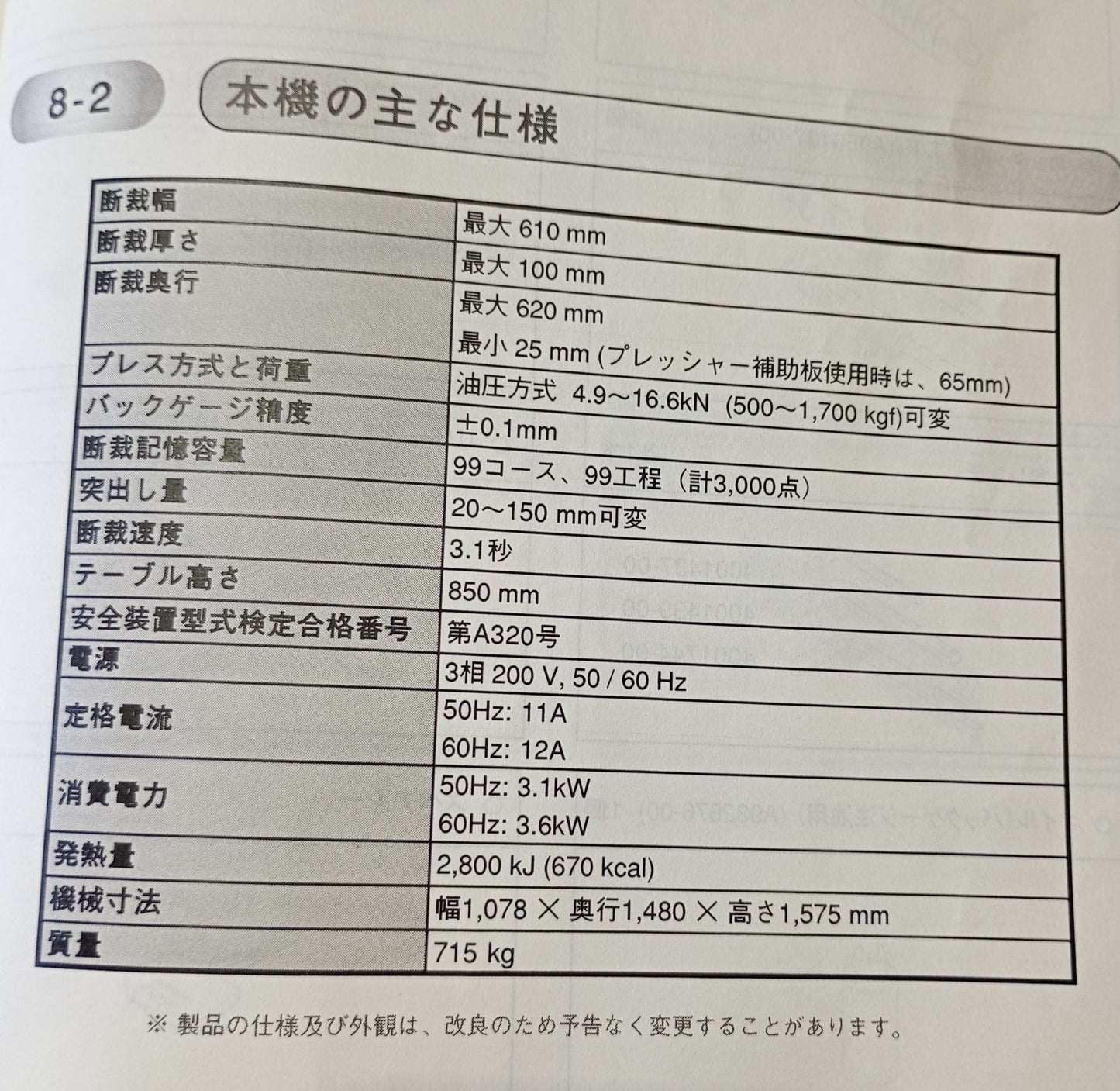 ホリゾン APC-61Ⅱ 断裁機 horizon1-apc61ii-9013